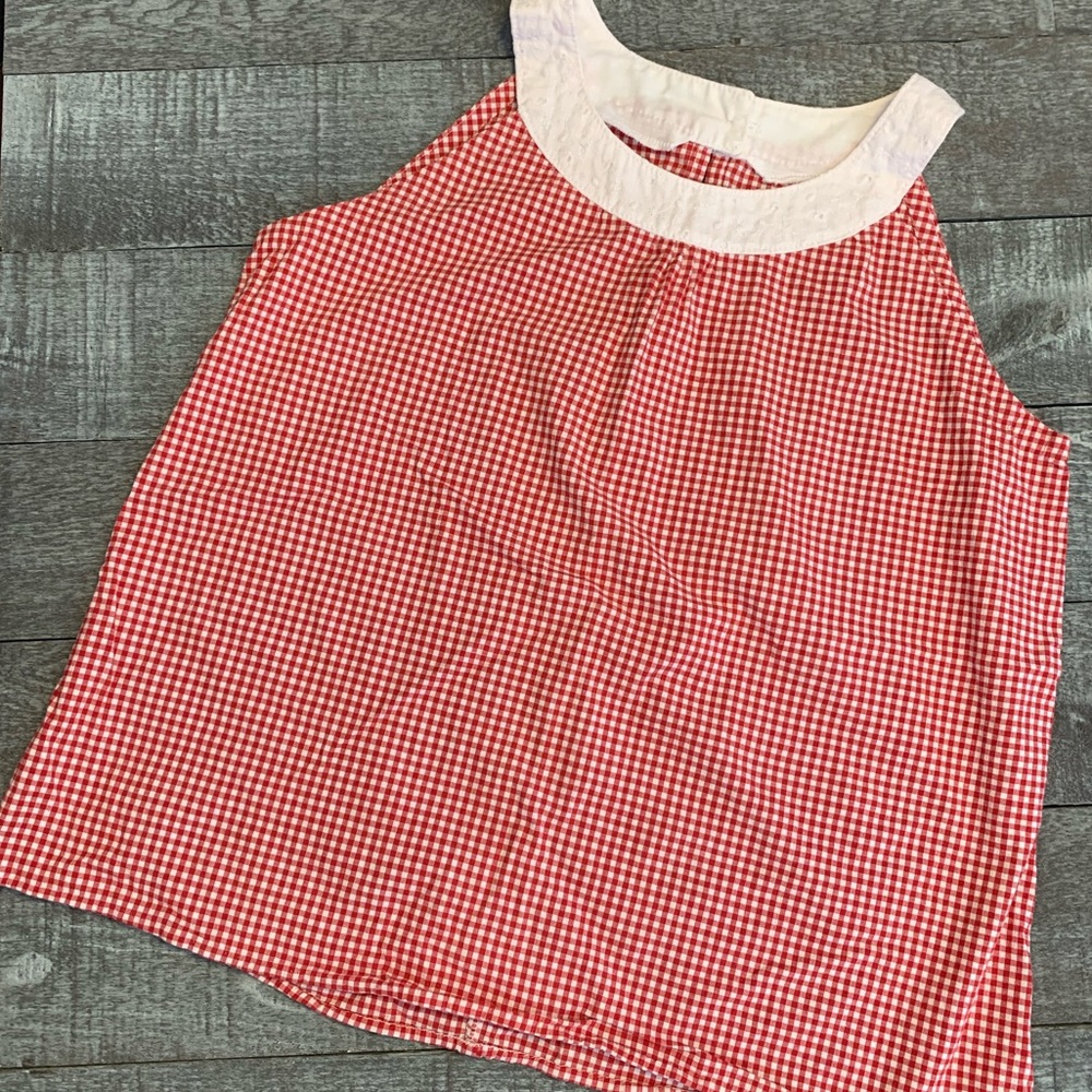 Handmade Gingham Tank Top